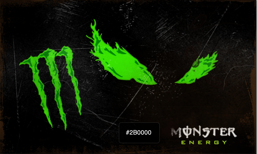 Bandera de Monster Energy