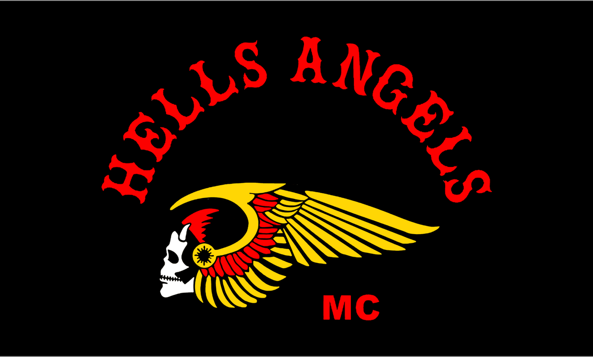 Drapeau inspiré des Hells Angels
