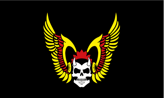 Hells Angels Inspired Flag