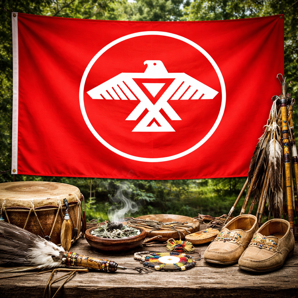 Bandera de Anishinaabe