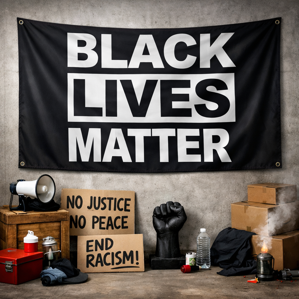 Bandera de Black Lives Matter
