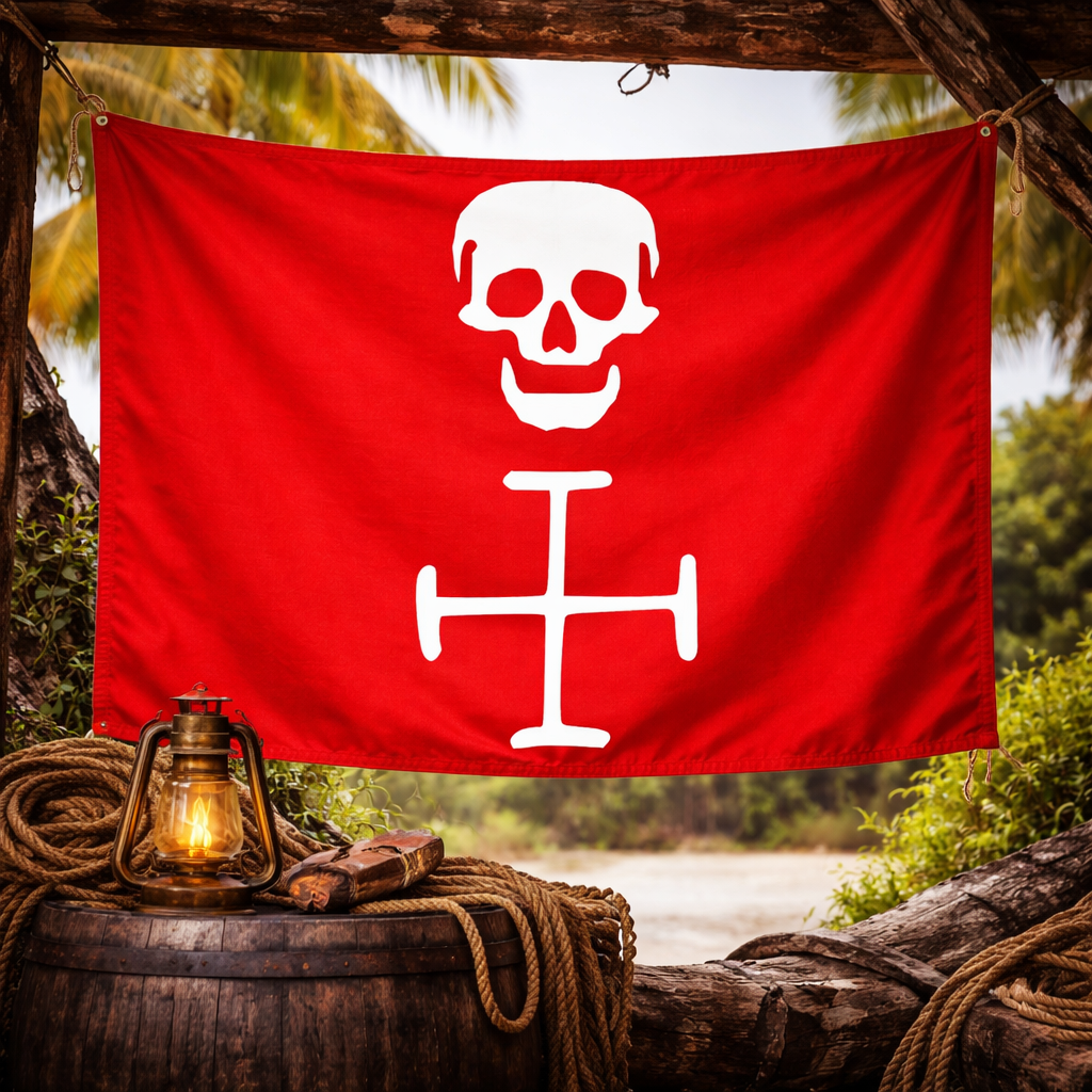 Bandera de 1822 Florida Straits Pirata