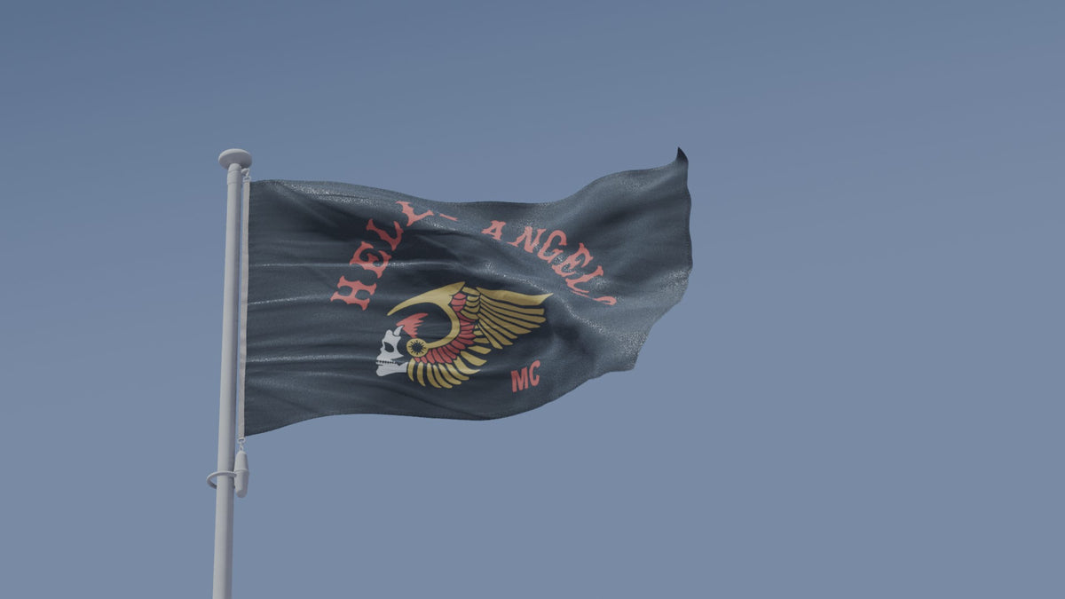 Drapeau inspiré des Hells Angels