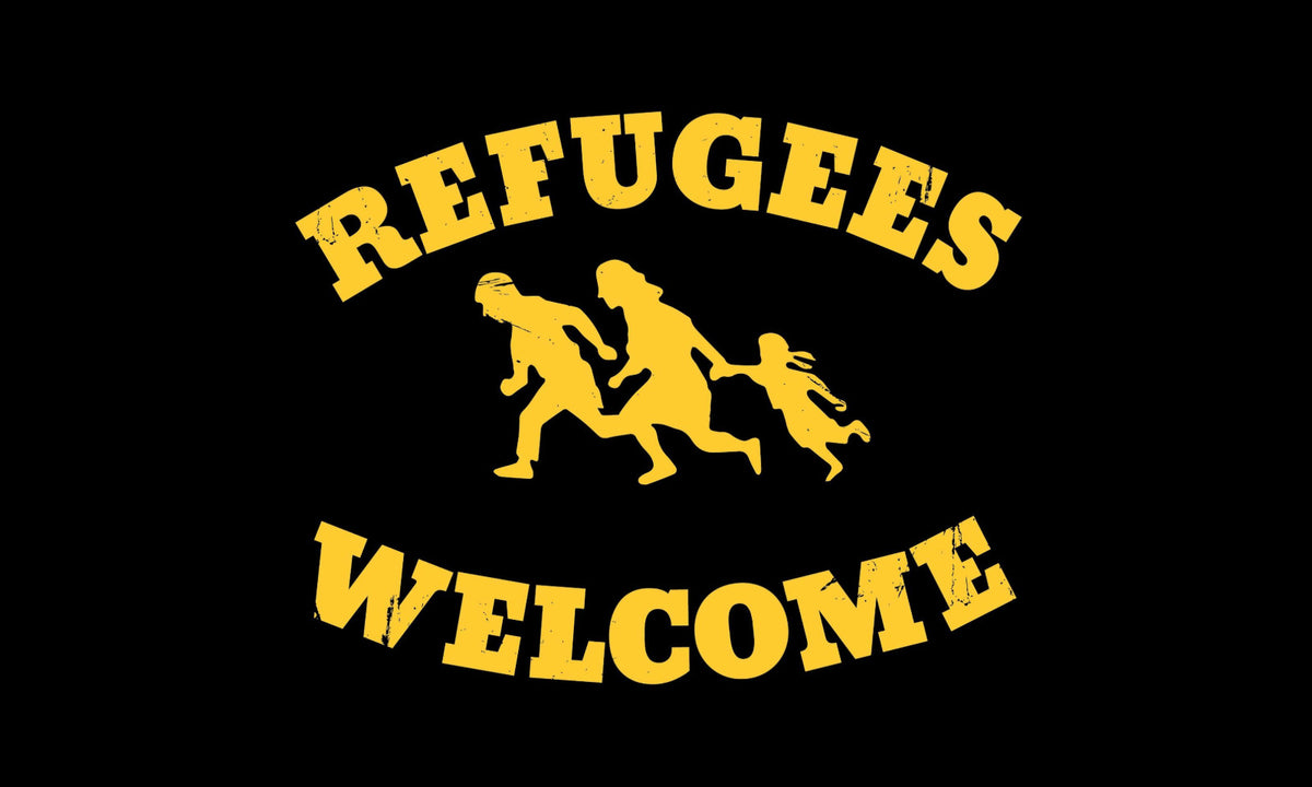 Bandera de Refugees Welcome
