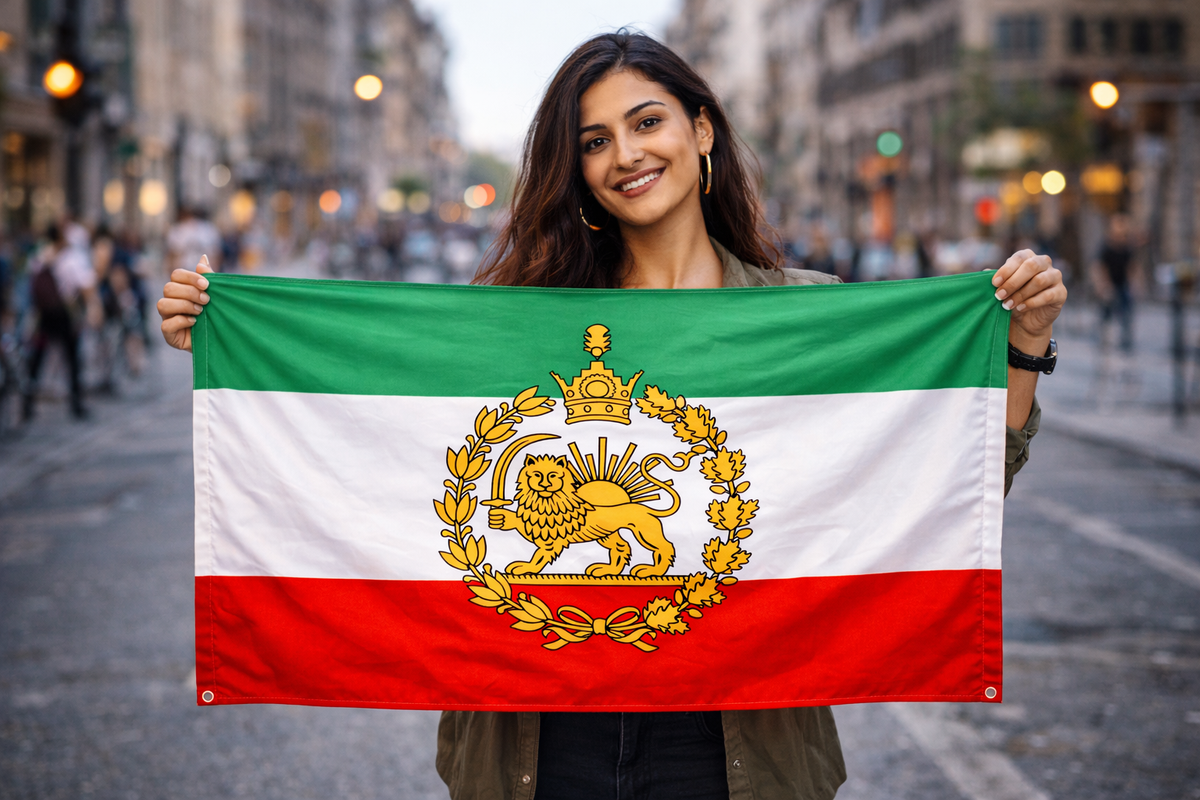 Bandera de Persia Pahlavi Dynasty