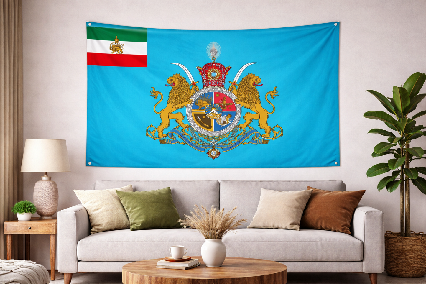 Persia Pahlavi Dynasty Flag