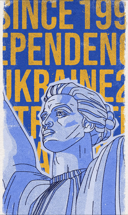 Slava Ukraini Flag
