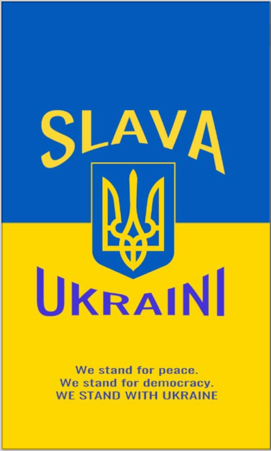 Drapeau Slava Ukraini