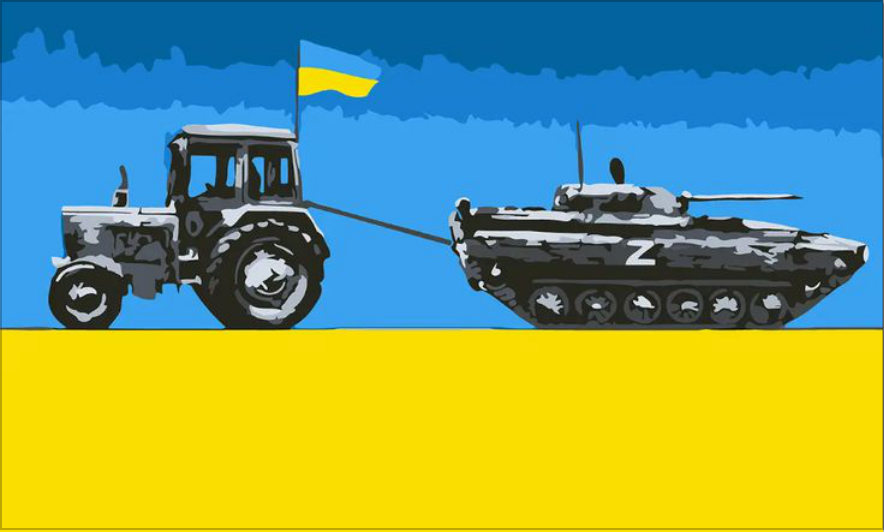 Drapeau Slava Ukraini