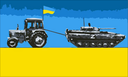 Slava Ukraini Flag