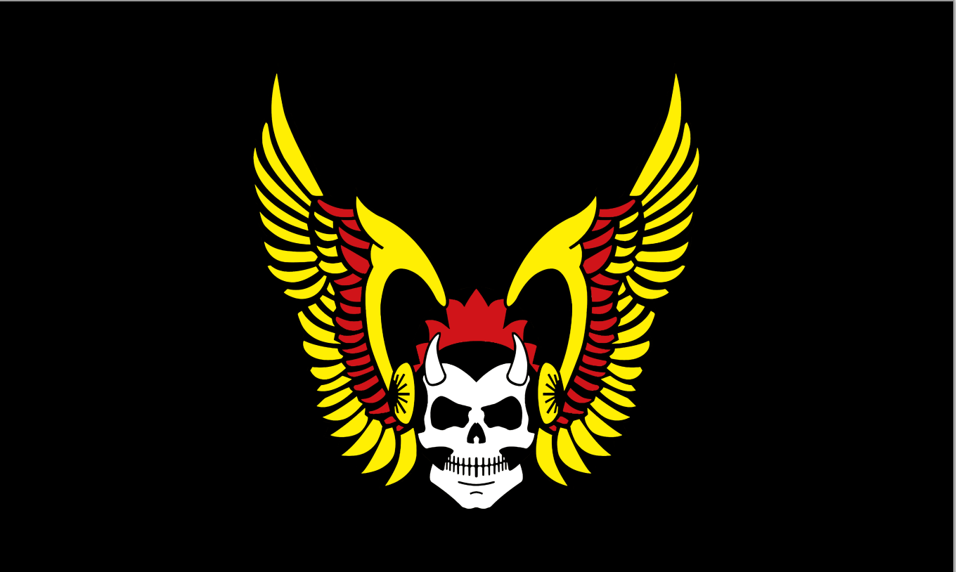 Hells Angels Inspired Flag