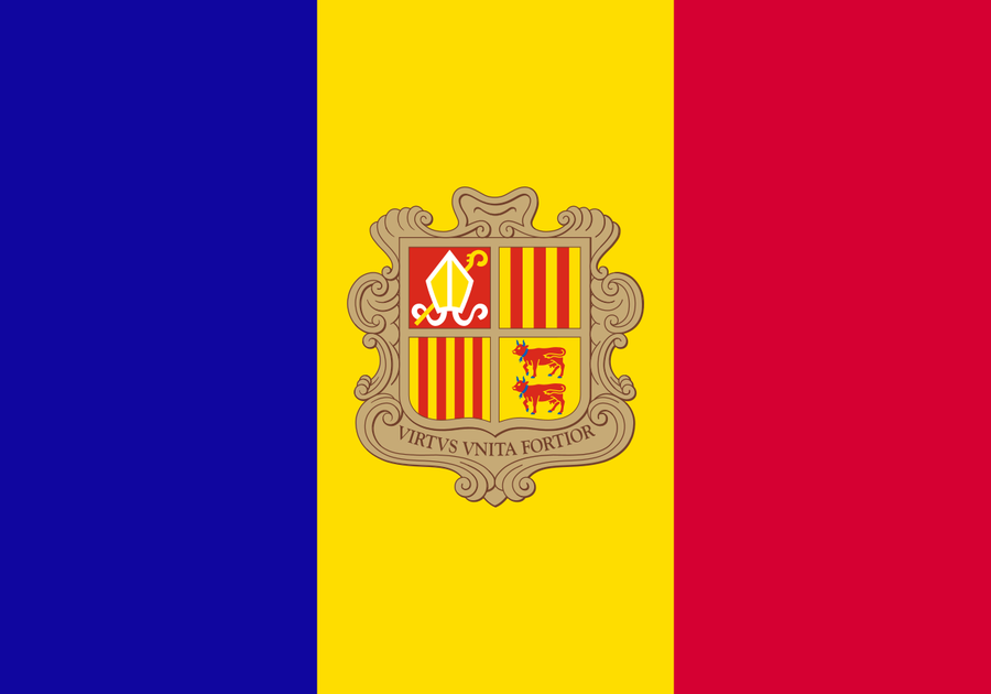 Drapeau de l’Andorre
