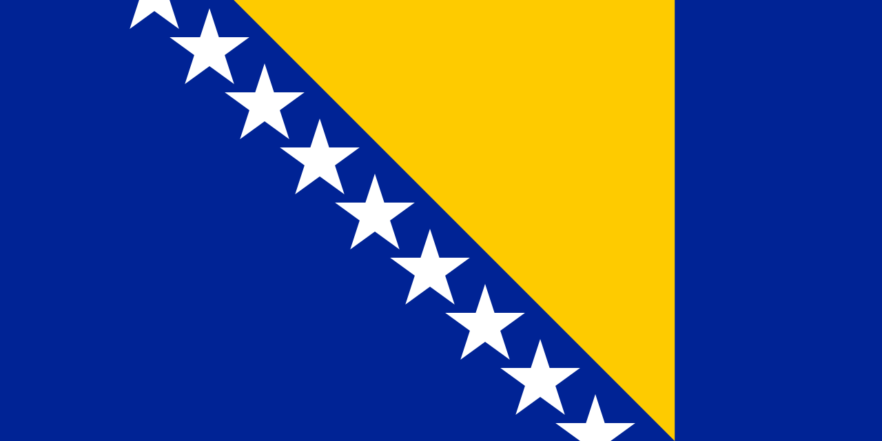 Bosnia and Herzegovina National Flag