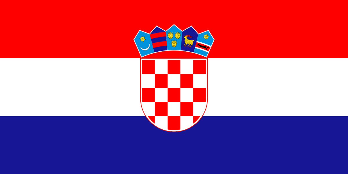 Bandera nacional de Croacia