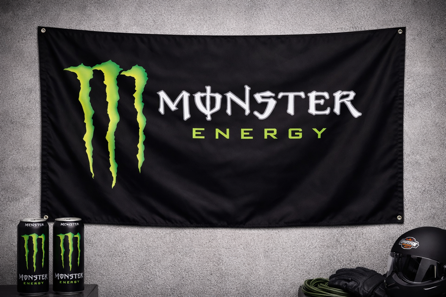 Bandera de Monster Energy