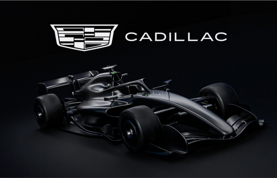 Drapeau Cadillac F1