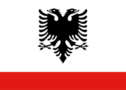 Albania Naval Ensign Flag