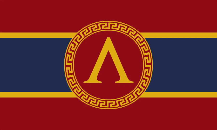 Drapeau de la cité de Sparte