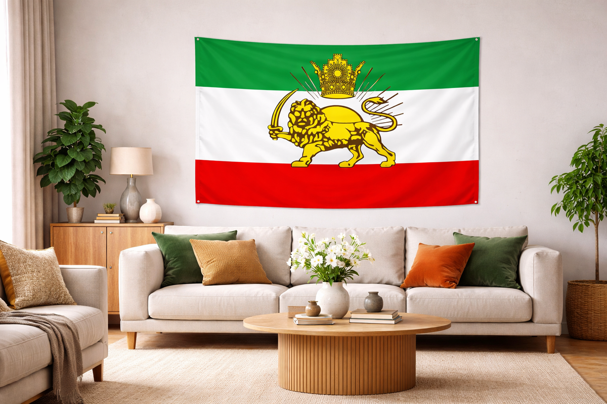 Drapeau de la Perse — dynastie Pahlavi