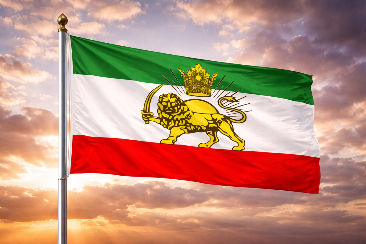 Drapeau de la Perse — dynastie Pahlavi