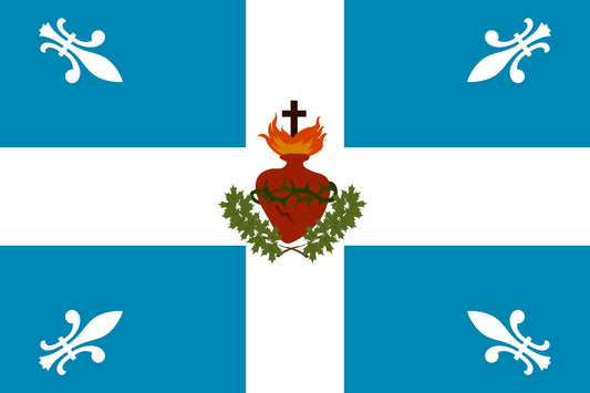 Carillon Sacre-Coeur Quebec Flag
