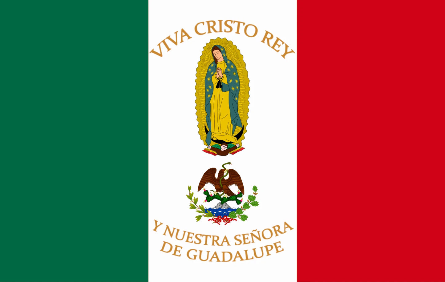 Cristeros Mexico Flag