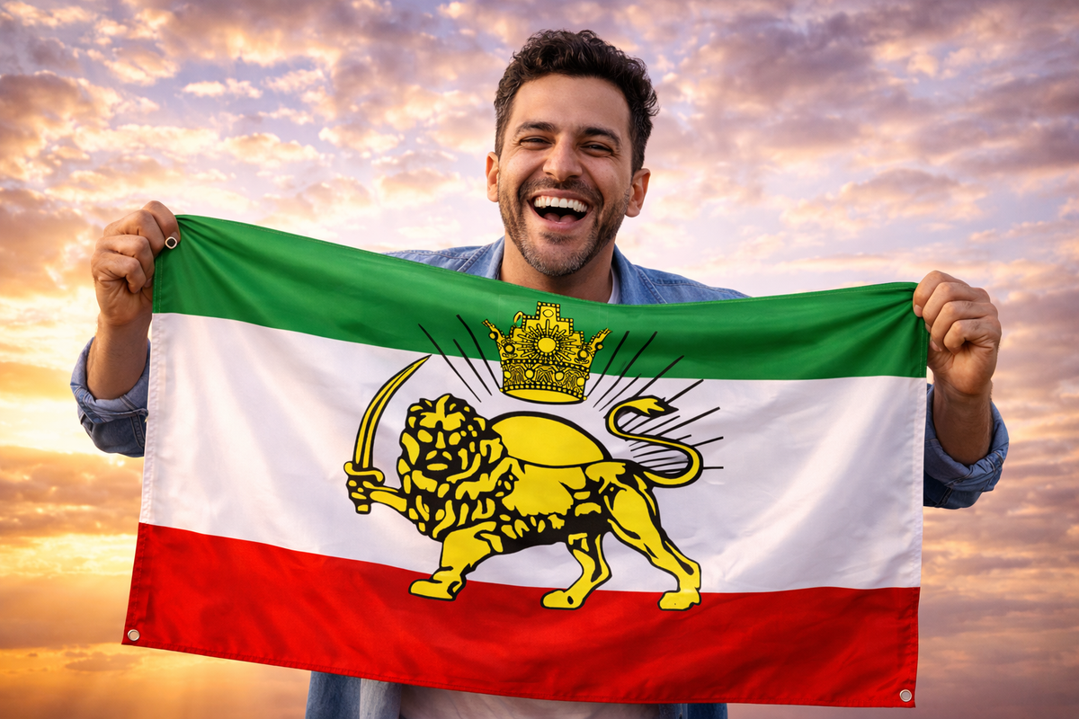 Drapeau de la Perse — dynastie Pahlavi