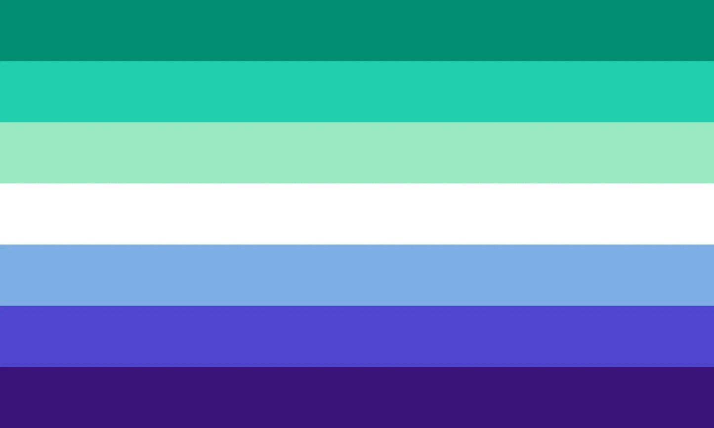 Gay Men Pride Flag