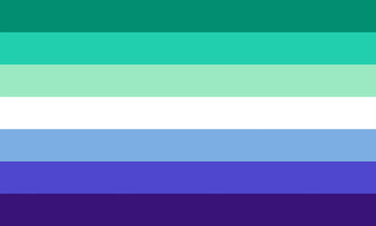 Gay Men Pride Flag