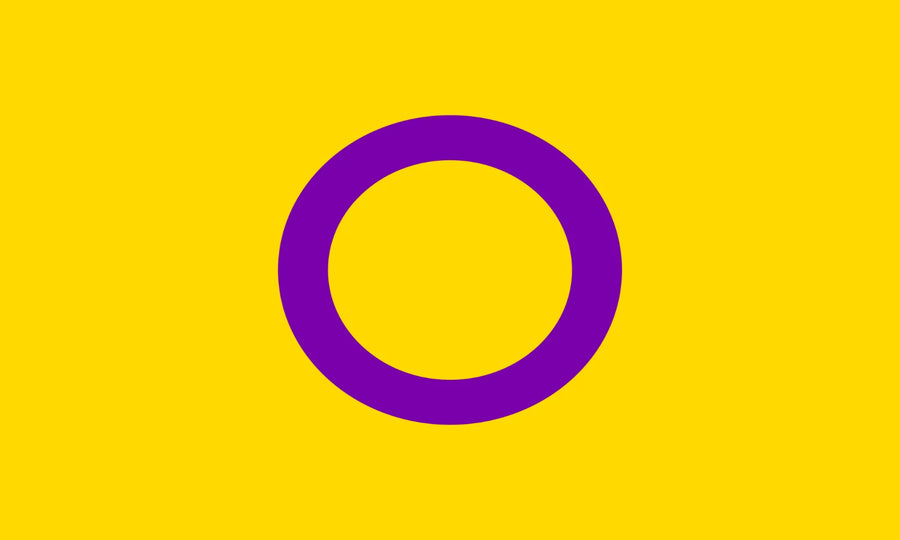 Bandera de Intersex Orgullo