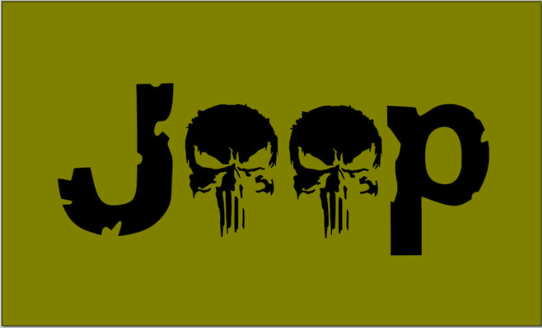 Drapeau Jeep