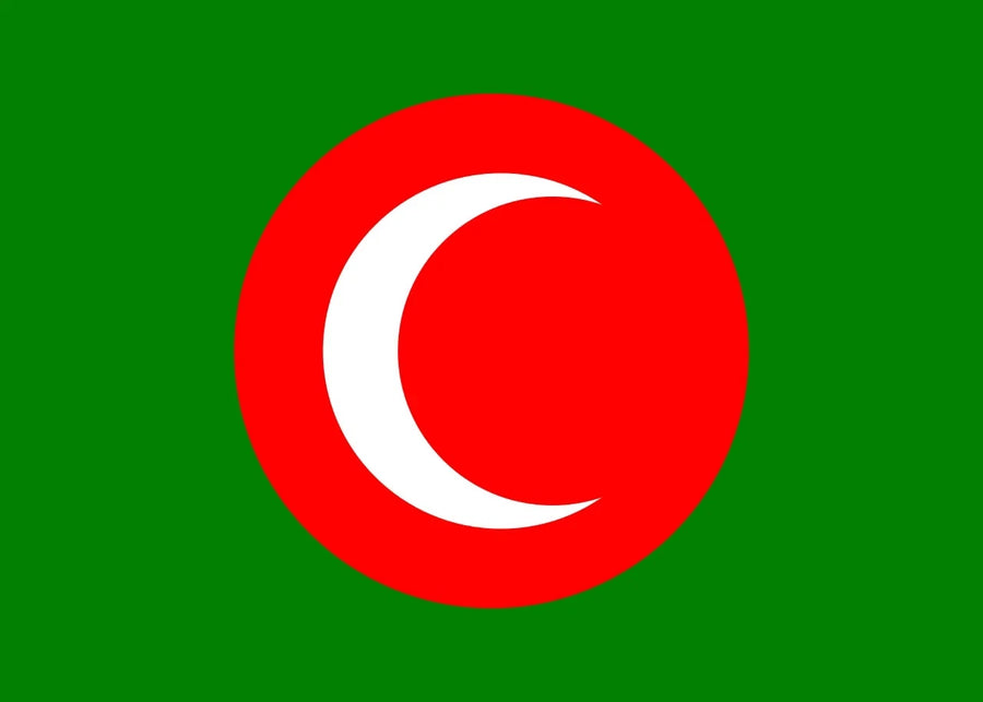 Bandera de Kingdom of Kurdistán (1922–1924)