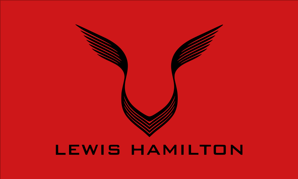 Lewis Hamilton Logo Flag