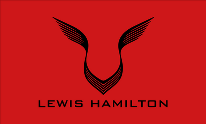 Lewis Hamilton Logo Flag