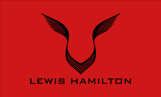Lewis Hamilton Logo Flag