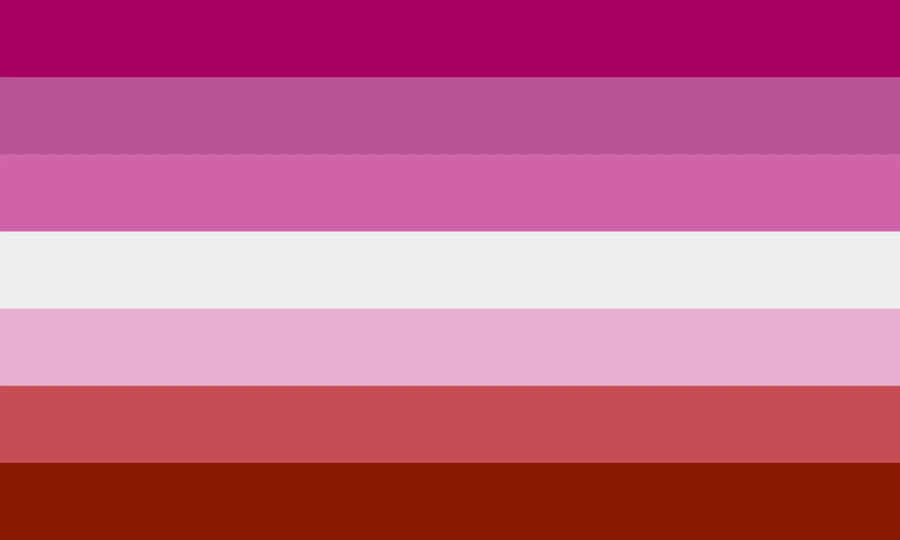 Bandera de Lipstick Lesbian Orgullo (No Lips)