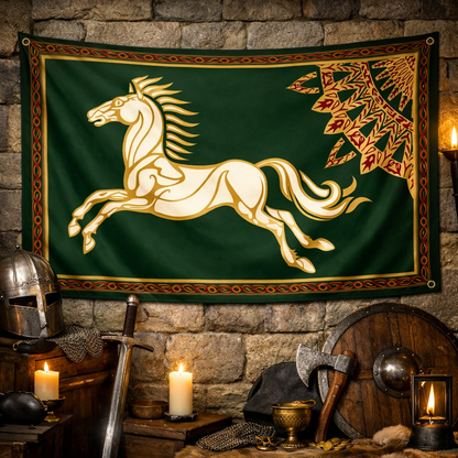 LOTR Rohan Horse Flag