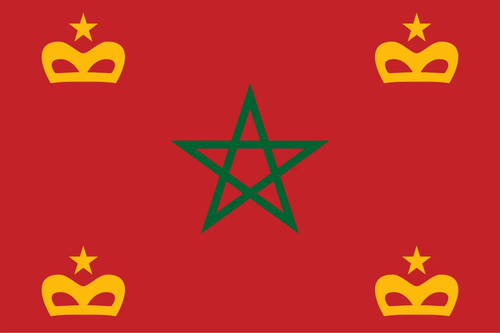 Morocco Naval Ensign Flag