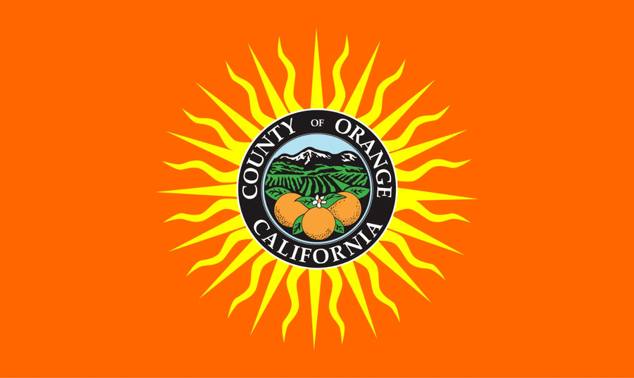 Drapeau du comté d’Orange — Californie