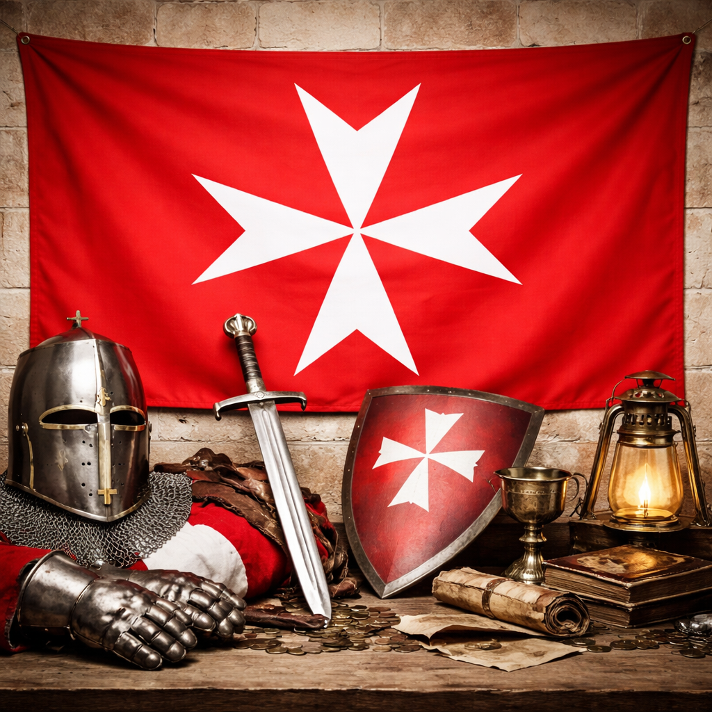 Drapeau de l’Ordre militaire de Malte
