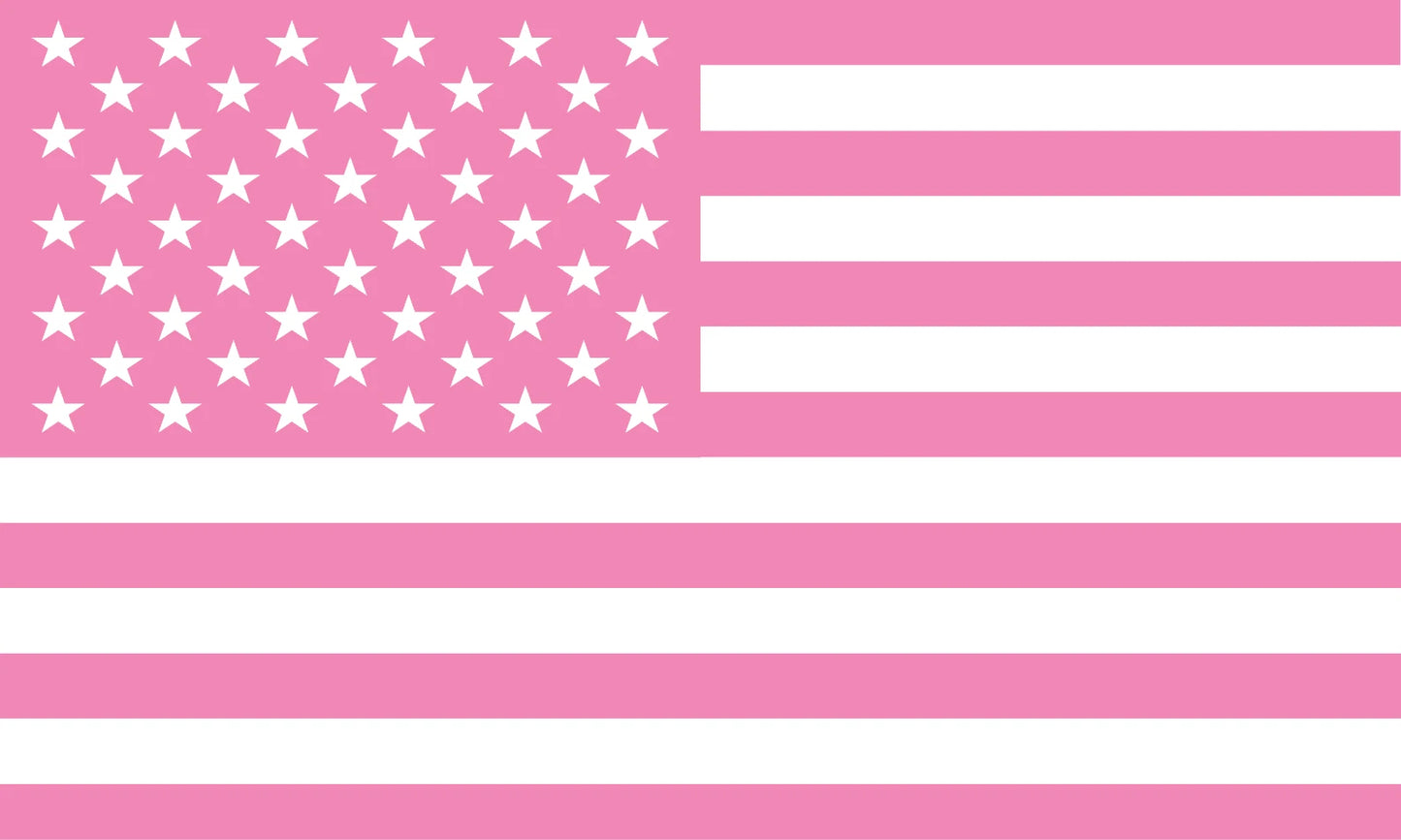 Pink USA Flag