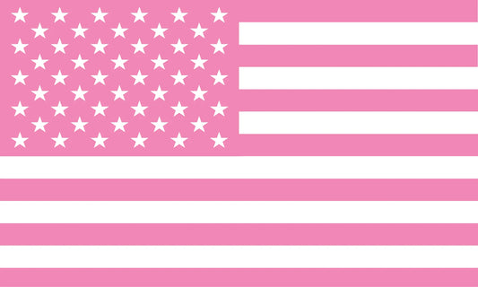 Pink USA Flag