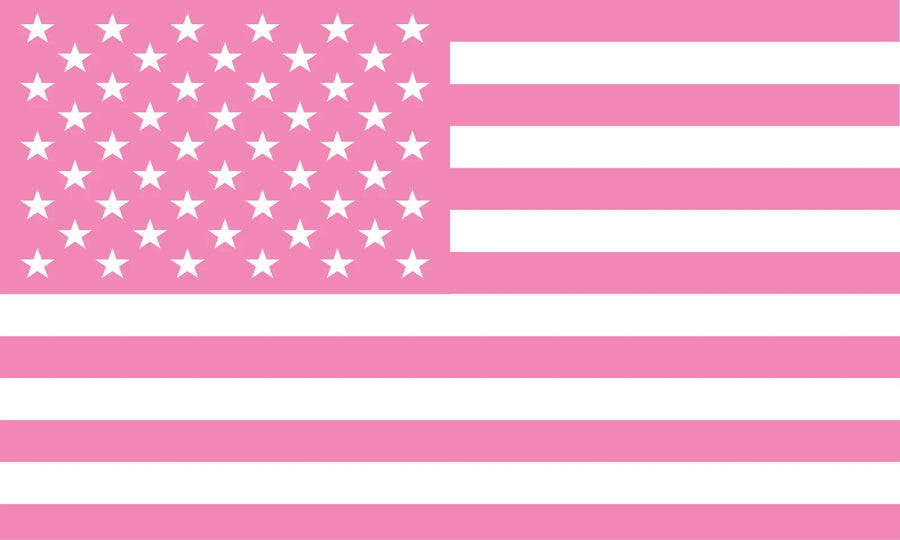 Drapeau rose des États-Unis