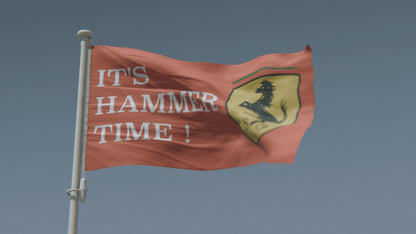 Lewis Hamilton Ferrari F1 Flag