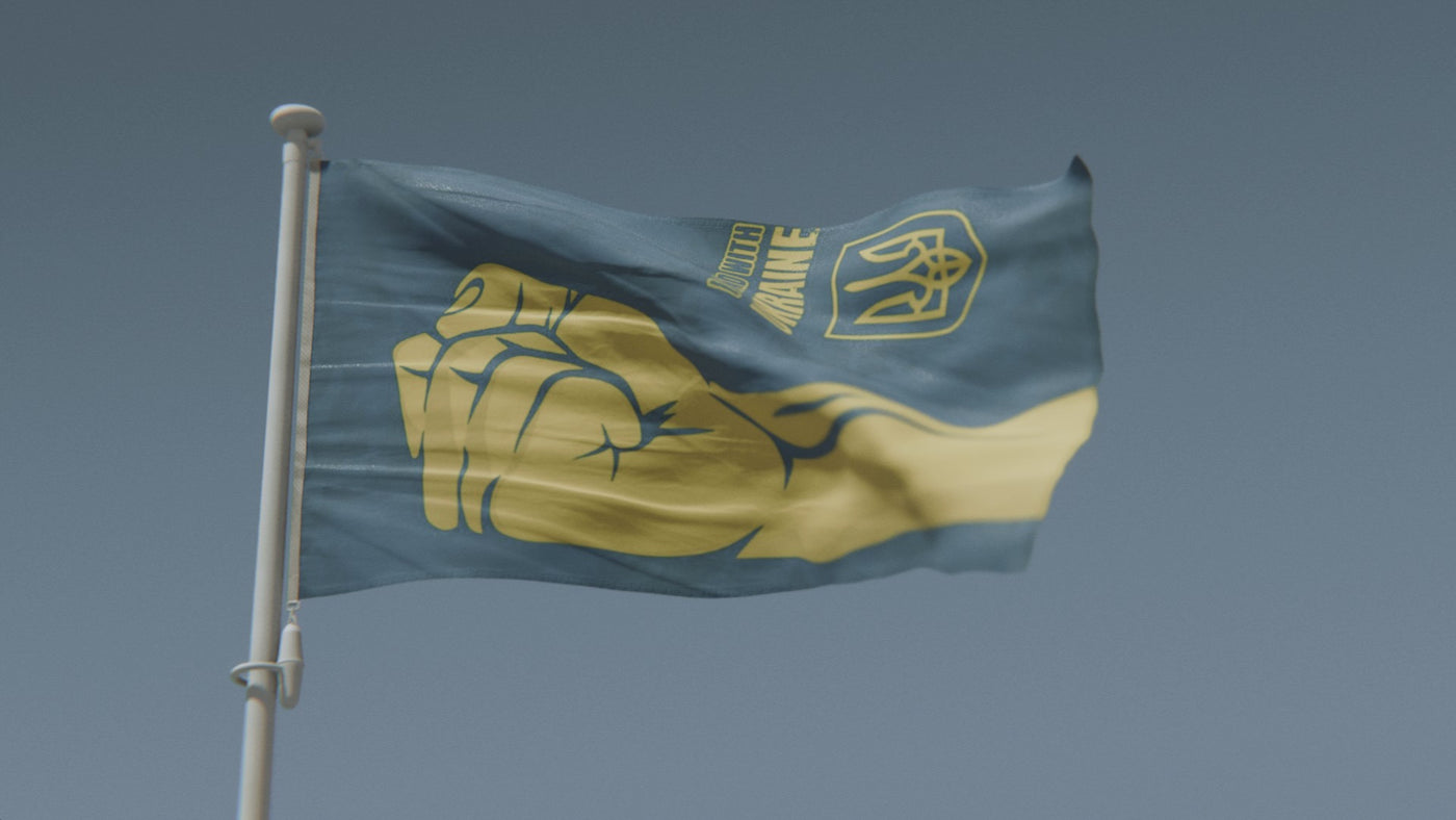 Slava Ukraini Flag