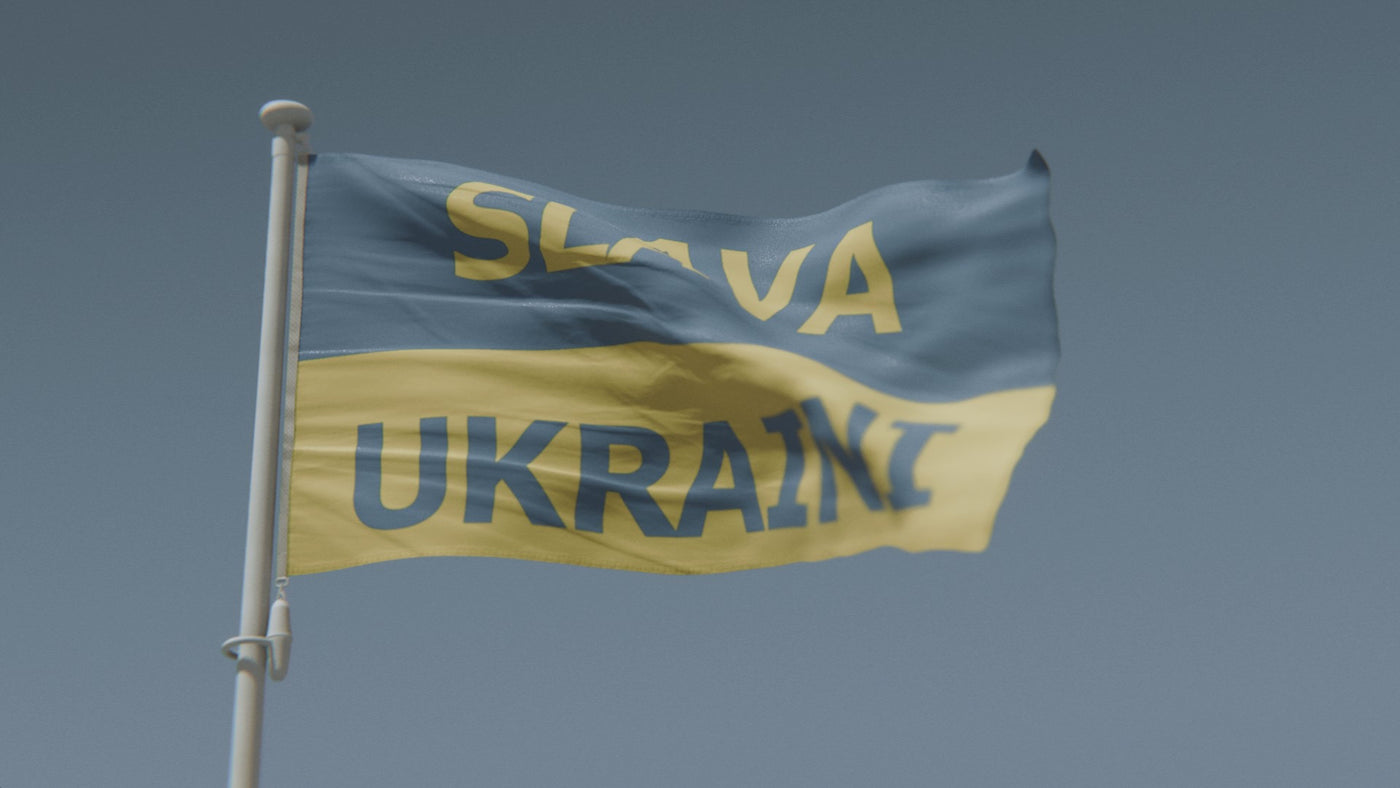 Slava Ukraini Flag