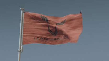 Lewis Hamilton Ferrari F1 Flag
