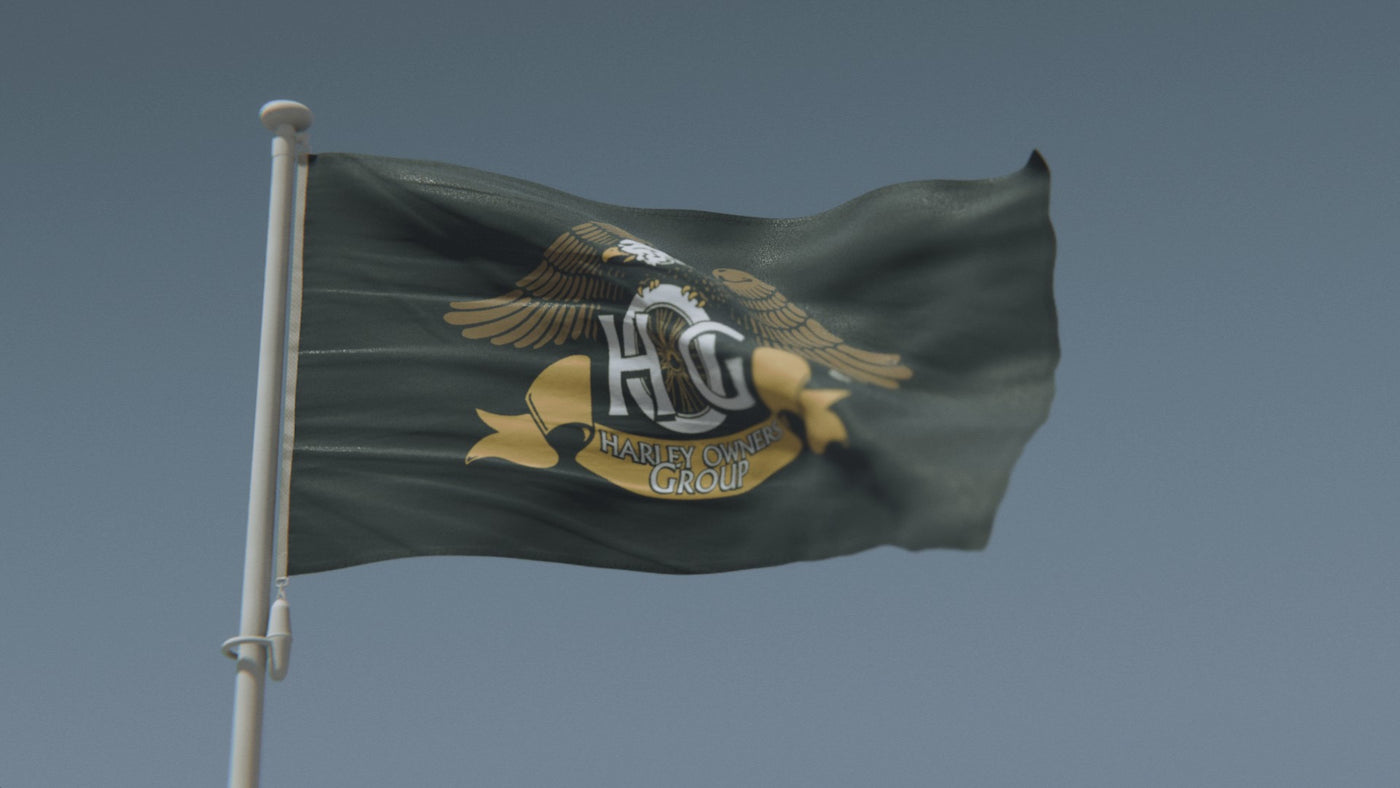 Harley Owners Group Flag