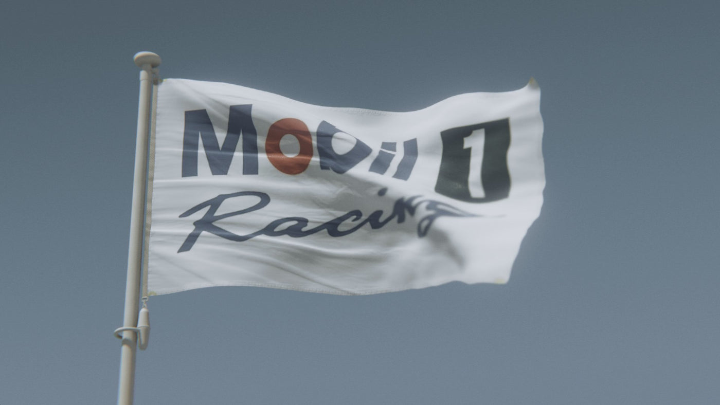 Mobil 1 Racing Oil Flag