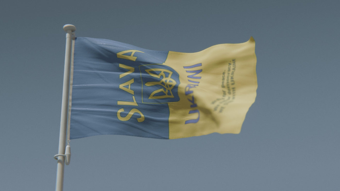 Slava Ukraini Flag